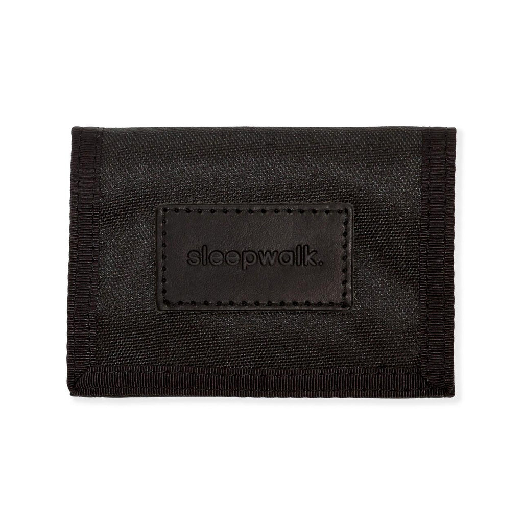 Tri Fold Wallet Black Sleepwalk Ltd