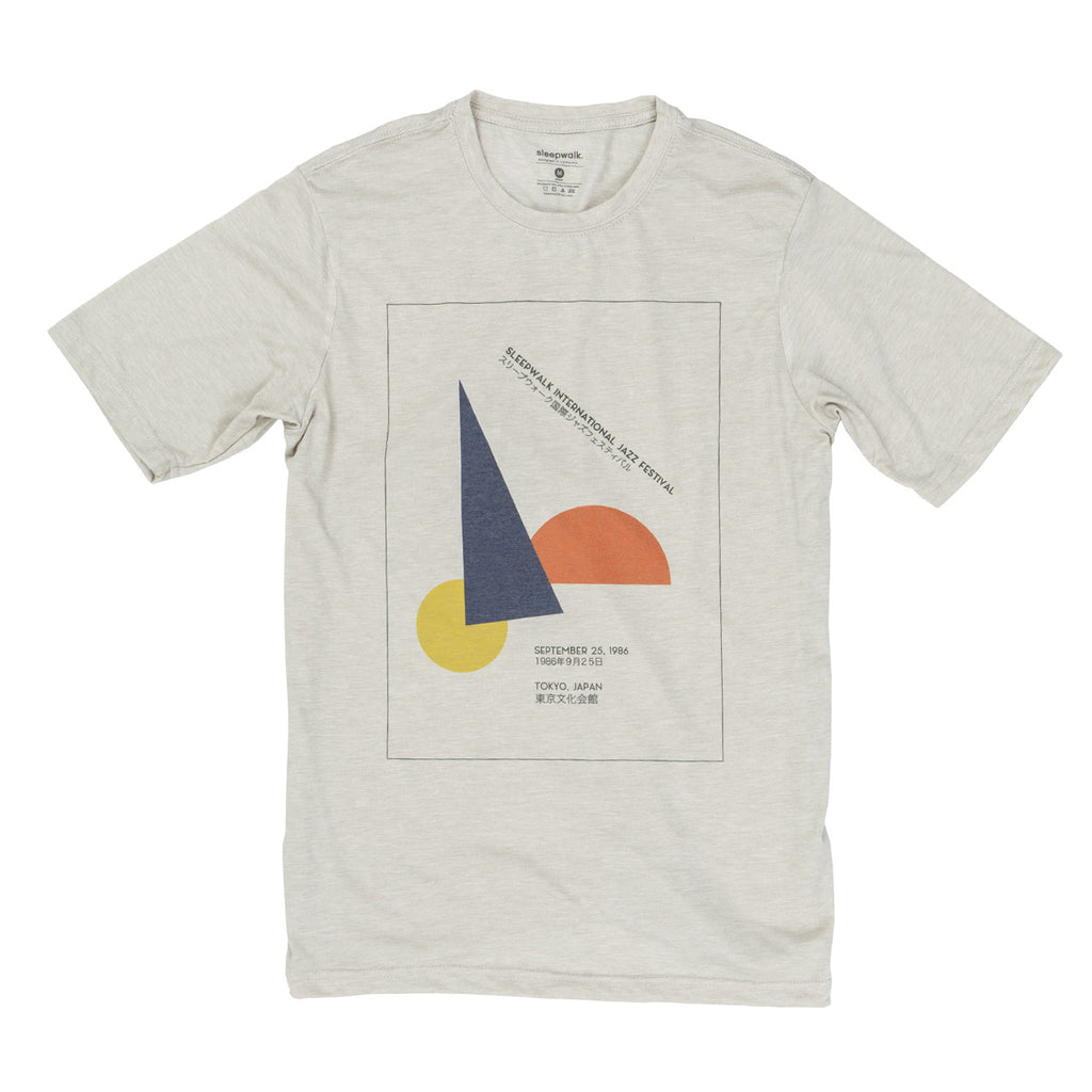 Jazz Festival Japan Circa 86 Tee - Sandstone – Sleepwalk Ltd