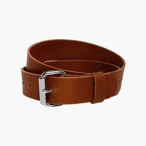 sleepwalk belt stainless steel buckle toffee | brown color