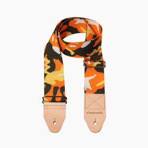 sleepwalk guitar strap ranger camo adjustable
