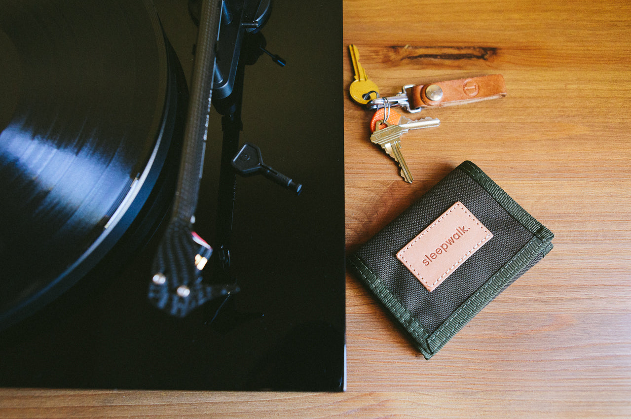 Sleepwalk Tri Fold Wallet Olive